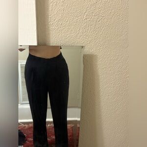 Casual Corner Black Trousers Straight-Leg